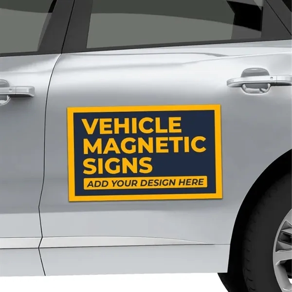 Magnetic car sign; made in the USA.... from ASI 31260 AdCapitol