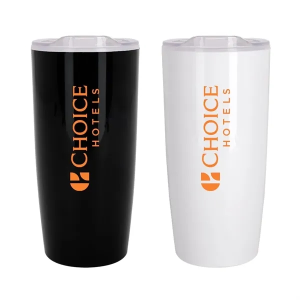 22 oz. double wall insulated plastic tumbler with slide-lock lid.... from ASI 88060 Snugz/USA Inc