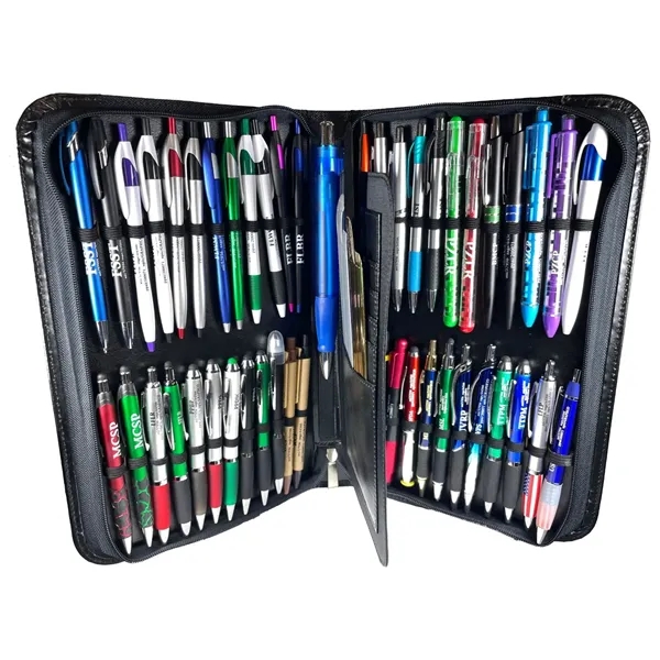 Distributor pen kit filled with elegant pens in a zippered case.... from ASI 57956 Graphco line