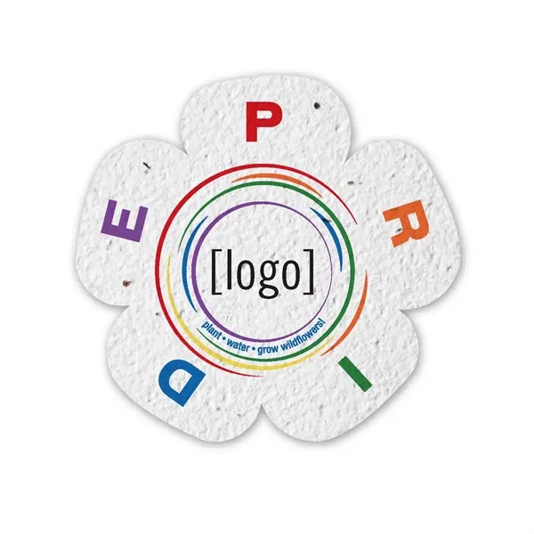 Seed Paper Shape Card, Tennis Shoe.... from ASI 40646 Bloomin Promotions / Bloomin' Promotions™