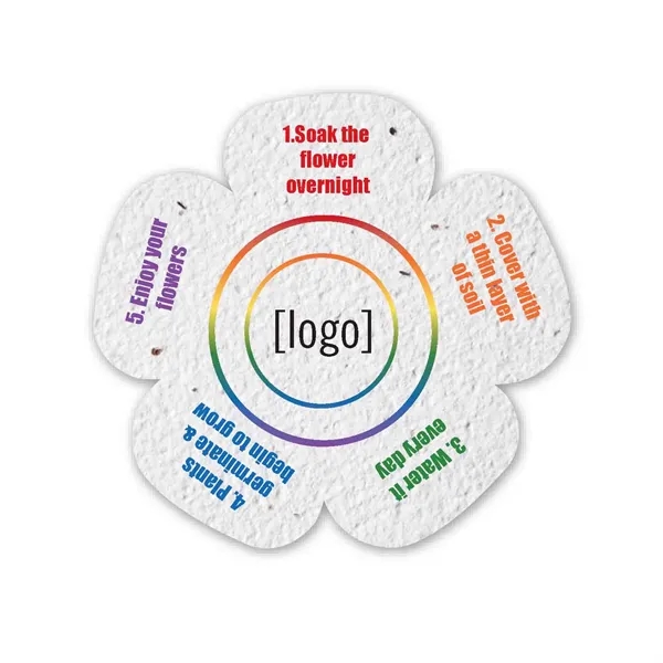 Seed Paper Shape Card, Tennis Shoe.... from ASI 40646 Bloomin Promotions / Bloomin' Promotions™