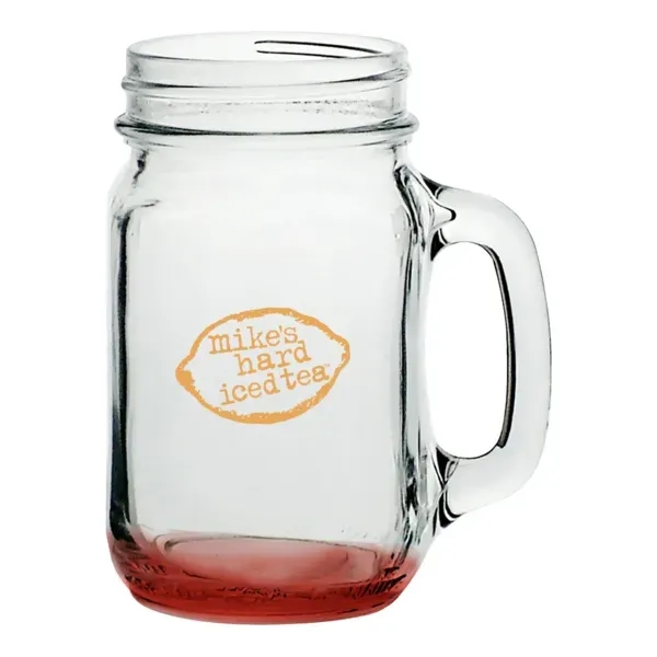 16 oz. mason jar drinking glass with handle.... from ASI 88060 Snugz/USA Inc