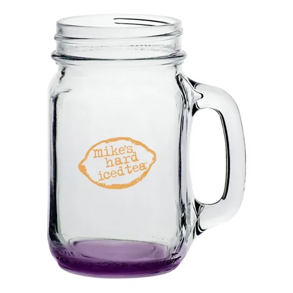 16 oz. mason jar drinking glass with handle.... from ASI 88060 Snugz/USA Inc