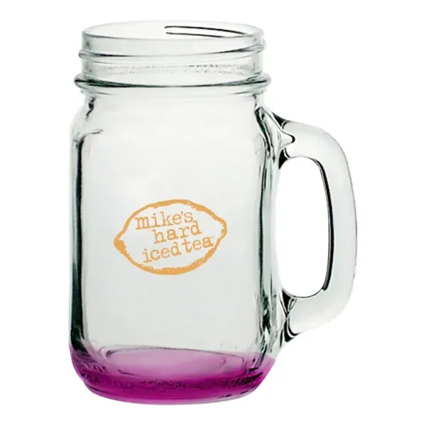 16 oz. mason jar drinking glass with handle.... from ASI 88060 Snugz/USA Inc