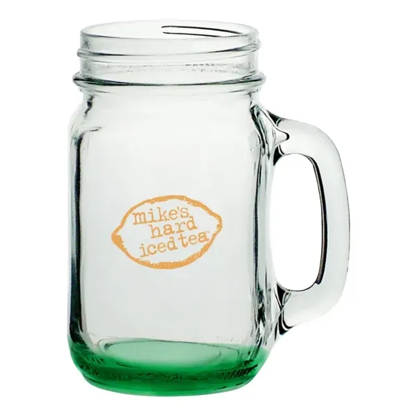 16 oz. mason jar drinking glass with handle.... from ASI 88060 Snugz/USA Inc