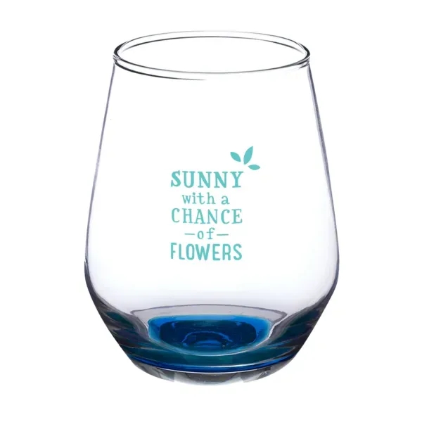12 oz. stemless wine glass with brim and a handful base.... from ASI 88060 Snugz/USA Inc