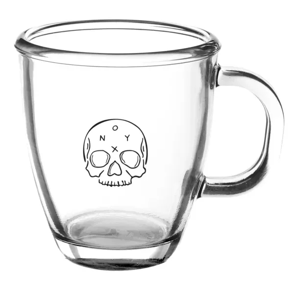 11.75 oz. glass coffee mug with handle.... from ASI 88060 Snugz/USA Inc