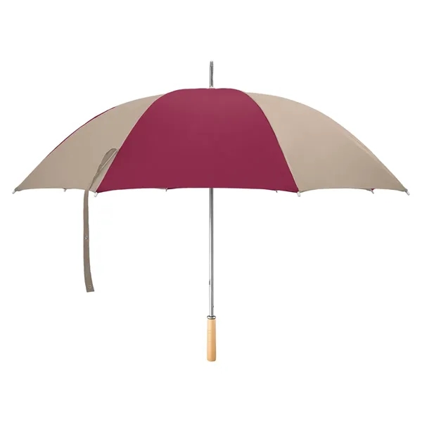 Golf umbrella with metal shaft and wood handle.... from ASI 61125 Hit Promotional Products / Hit®