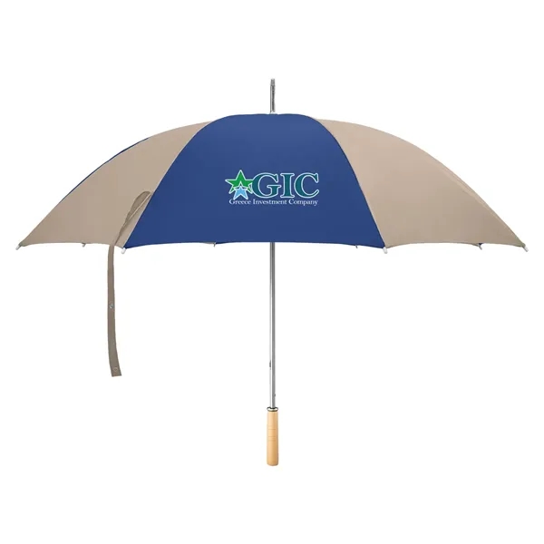 Golf umbrella with metal shaft and wood handle.... from ASI 61125 Hit Promotional Products / Hit®