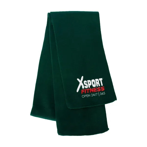 69" x 7 1/4" knit scarf made of acrylic material.... from ASI 88060 Snugz/USA Inc