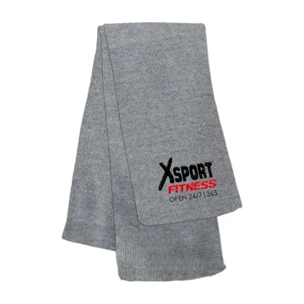 69" x 7 1/4" knit scarf made of acrylic material.... from ASI 88060 Snugz/USA Inc