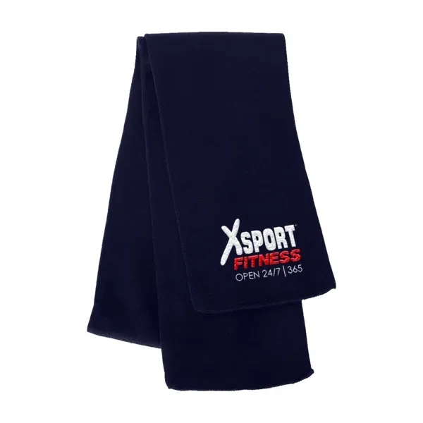 69" x 7 1/4" knit scarf made of acrylic material.... from ASI 88060 Snugz/USA Inc