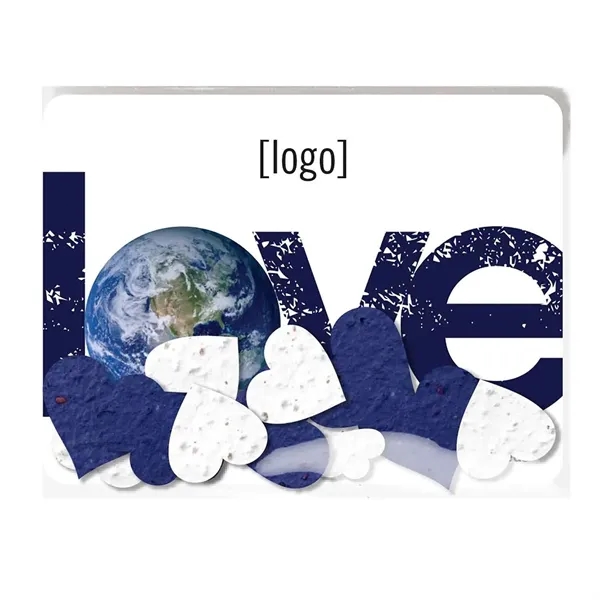 Gift pack features a recycled info card and plantable piece of... from ASI 40646 Bloomin Promotions / Bloomin' Promotions™