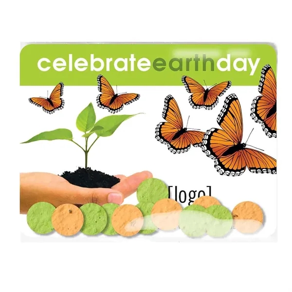 Gift pack features a recycled info card and plantable piece of... from ASI 40646 Bloomin Promotions / Bloomin' Promotions™