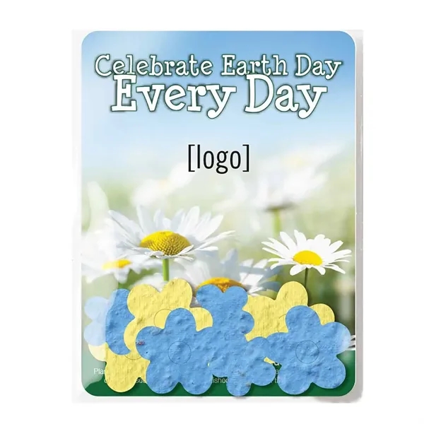 Gift pack features a recycled info card and plantable piece of... from ASI 40646 Bloomin Promotions / Bloomin' Promotions™