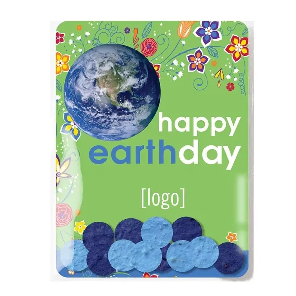 Gift pack features a recycled info card and plantable piece of... from ASI 40646 Bloomin Promotions / Bloomin' Promotions™