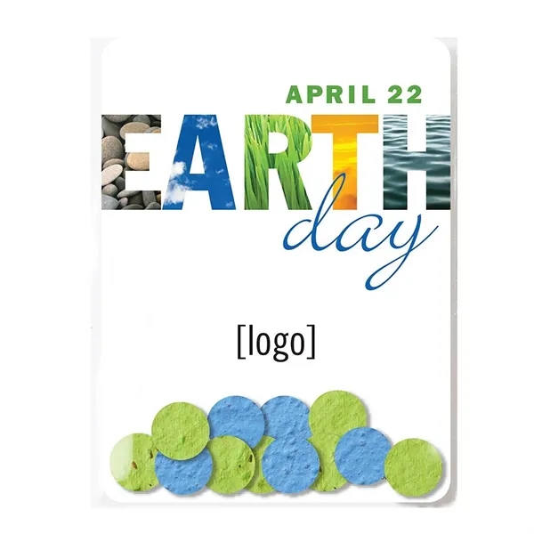 Gift pack features a recycled info card and plantable piece of... from ASI 40646 Bloomin Promotions / Bloomin' Promotions™