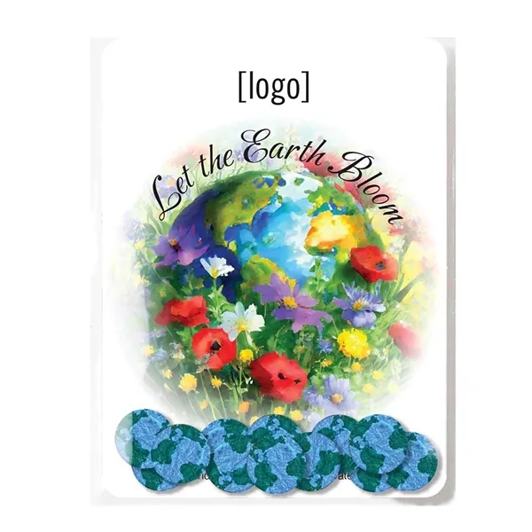 Gift pack features a recycled info card and plantable piece of... from ASI 40646 Bloomin Promotions / Bloomin' Promotions™