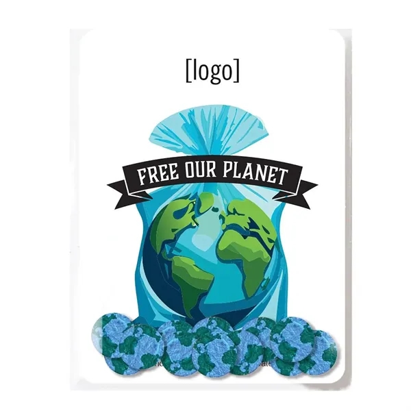 Gift pack features a recycled info card and plantable piece of... from ASI 40646 Bloomin Promotions / Bloomin' Promotions™