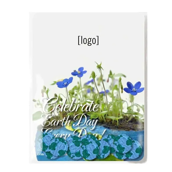 Gift pack features a recycled info card and plantable piece of... from ASI 40646 Bloomin Promotions / Bloomin' Promotions™