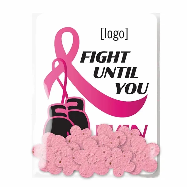 Gift pack features a recycled info card and plantable piece of... from ASI 40646 Bloomin Promotions / Bloomin' Promotions™