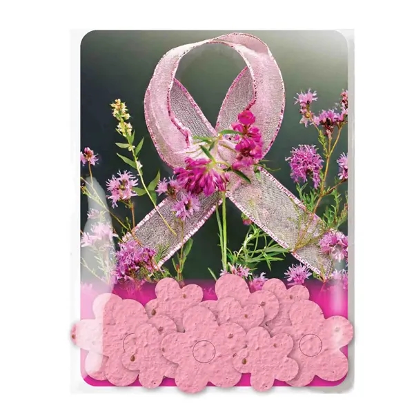 Gift pack features a recycled info card and plantable piece of... from ASI 40646 Bloomin Promotions / Bloomin' Promotions™