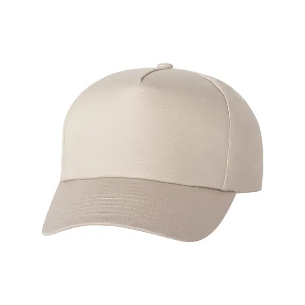 Five-panel cap with a pre-curved visor and a plastic tab closure.... from ASI 88060 Snugz/USA Inc