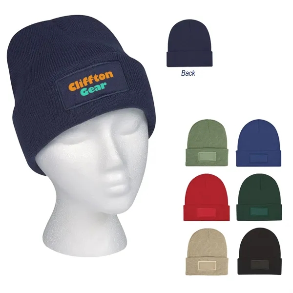 One size fits all knit beanie with a cuff made of... from ASI 61125 Hit Promotional Products / Hit®