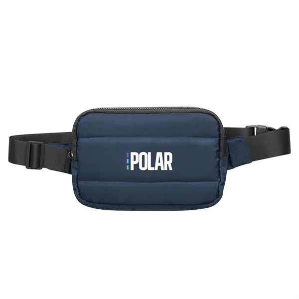 Belt bag with zippered main compartment, multiple pockets and an adjustable... from ASI 61125 Hit Promotional Products / Hit®