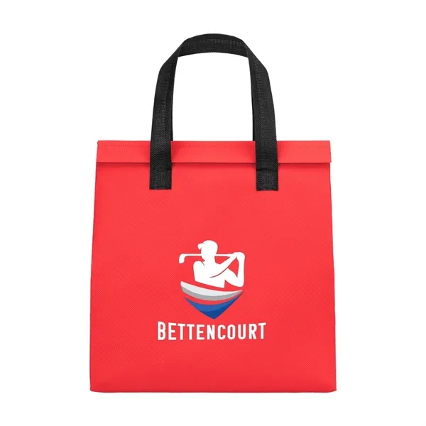 10-can cooler bag made of non-woven, water-resistant polypropylene and foil-laminated interior.... from ASI 61125 Hit Promotional Products / Hit®