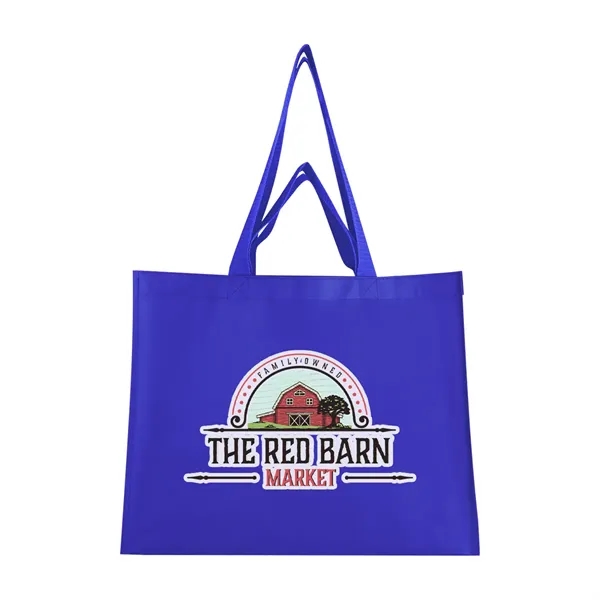 12.5" x 16" non-woven, matte laminated recycled shopping tote bag with... from ASI 61125 Hit Promotional Products / Hit®