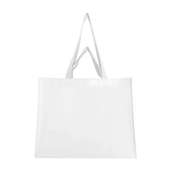 12.5" x 16" non-woven, matte laminated recycled shopping tote bag with... from ASI 61125 Hit Promotional Products / Hit®