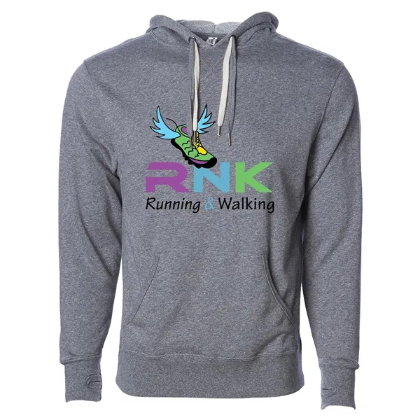 Unisex Heather French Terry Hooded Pullover... from ASI 30208 A P Specialties / AP Specialties