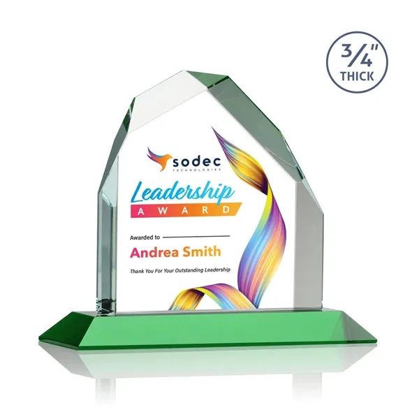 Austere Peak VividPrint™ Award - Green... from ASI 84592 St Regis Group / St Regis