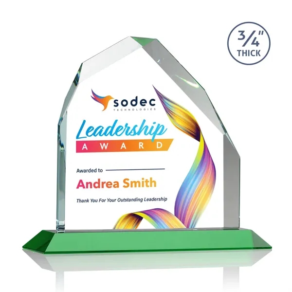 Austere Peak VividPrint™ Award - Green... from ASI 84592 St Regis Group / St Regis