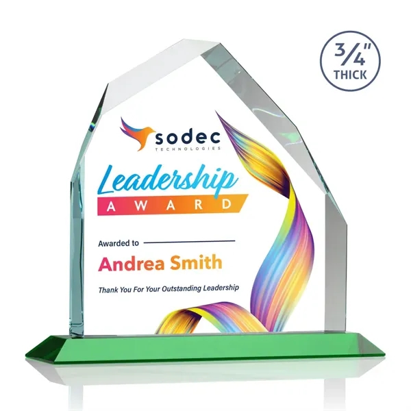 Austere Peak VividPrint™ Award - Green... from ASI 84592 St Regis Group / St Regis