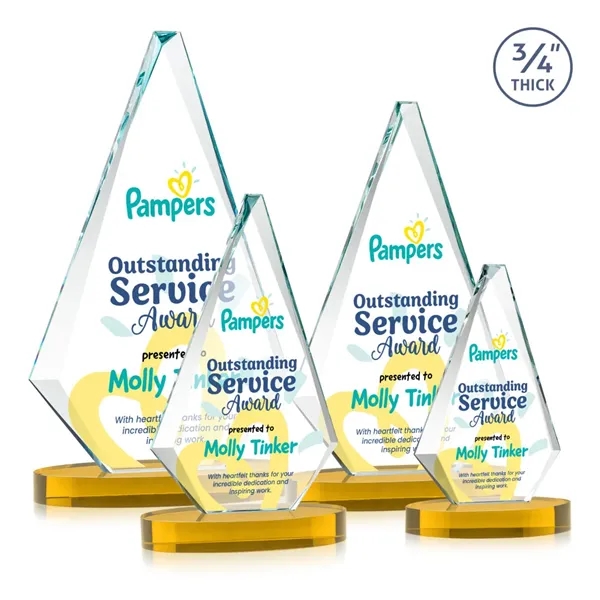 Windsor VividPrint™ Award on Alberton Base - Amber... from ASI 84592 St Regis Group / St Regis