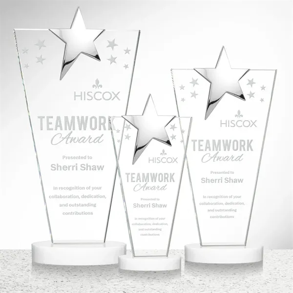 Mantella Chrome Star Award - White... from ASI 84592 St Regis Group / St Regis