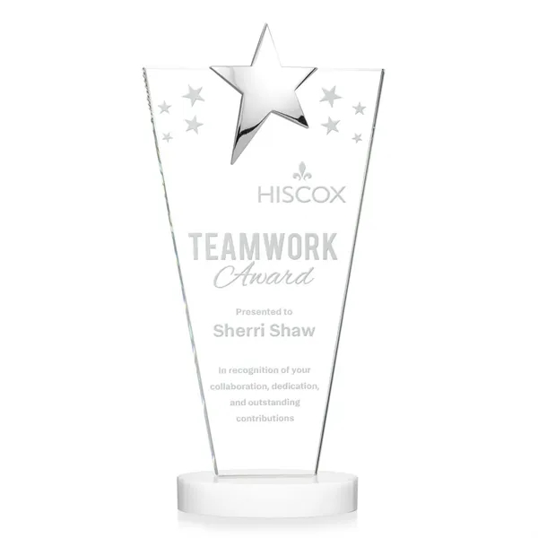 Mantella Chrome Star Award - White... from ASI 84592 St Regis Group / St Regis