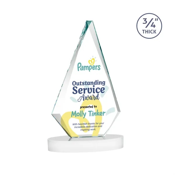 Windsor VividPrint™ Award on Alberton Base - White... from ASI 84592 St Regis Group / St Regis