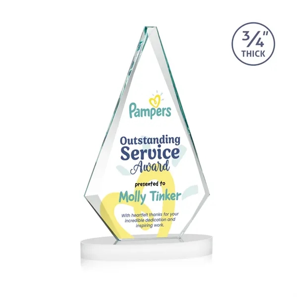 Windsor VividPrint™ Award on Alberton Base - White... from ASI 84592 St Regis Group / St Regis