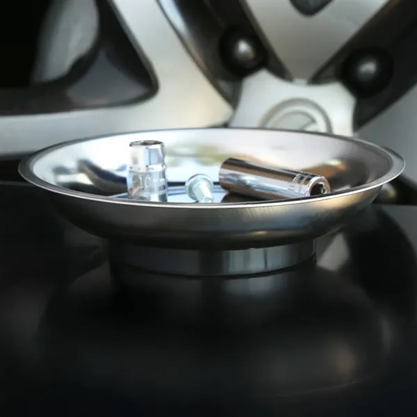 Magnetic parts saver bowl with rubber magnetic base.... from ASI 61966 HPG / Beacon Promotions