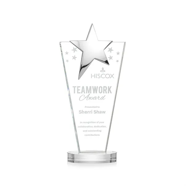 Mantella Chrome Star Award - Clear... from ASI 84592 St Regis Group / St Regis