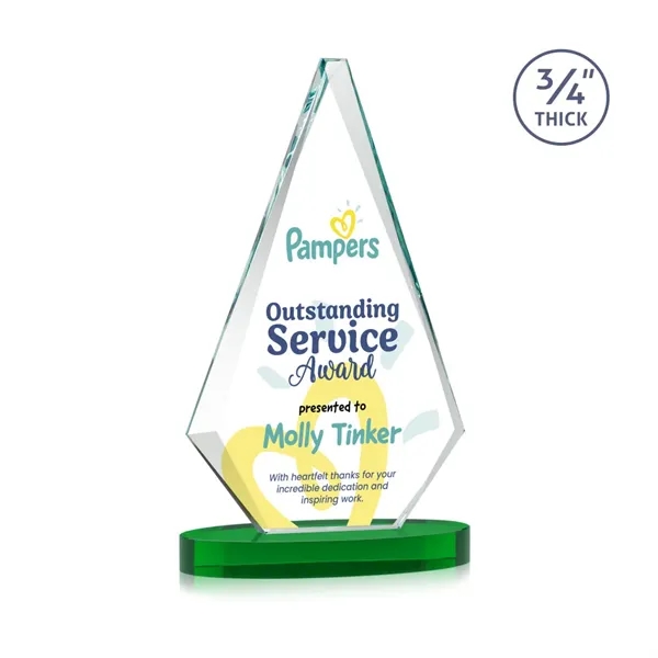 Windsor VividPrint™ Award on Alberton Base - Green... from ASI 84592 St Regis Group / St Regis