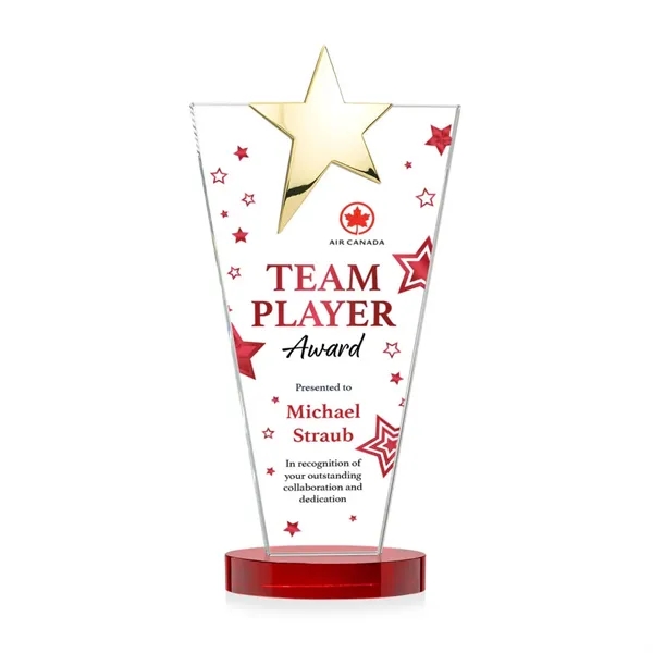 Mantella Gold Star VividPrint™ Award - Red... from ASI 84592 St Regis Group / St Regis