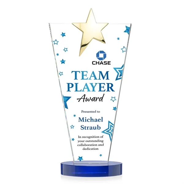 Mantella Gold Star VividPrint™ Award - Blue... from ASI 84592 St Regis Group / St Regis