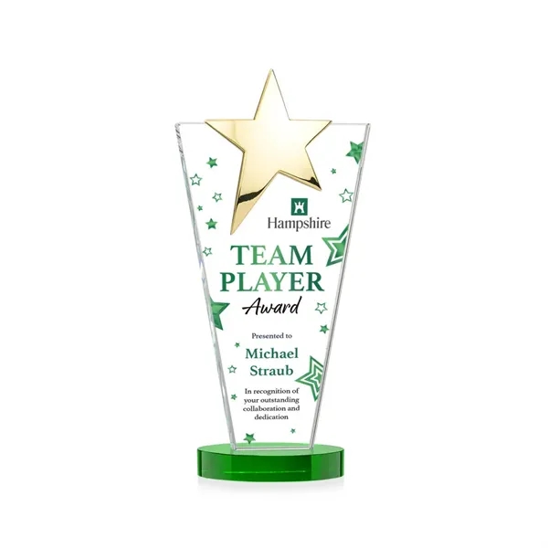 Mantella Gold Star VividPrint™ Award - Green... from ASI 84592 St Regis Group / St Regis