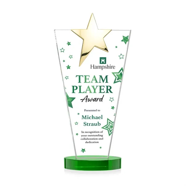 Mantella Gold Star VividPrint™ Award - Green... from ASI 84592 St Regis Group / St Regis