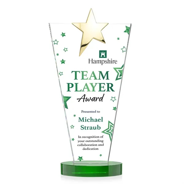 Mantella Gold Star VividPrint™ Award - Green... from ASI 84592 St Regis Group / St Regis