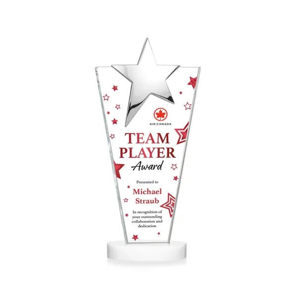 Mantella Chrome Star VividPrint™ Award - White... from ASI 84592 St Regis Group / St Regis